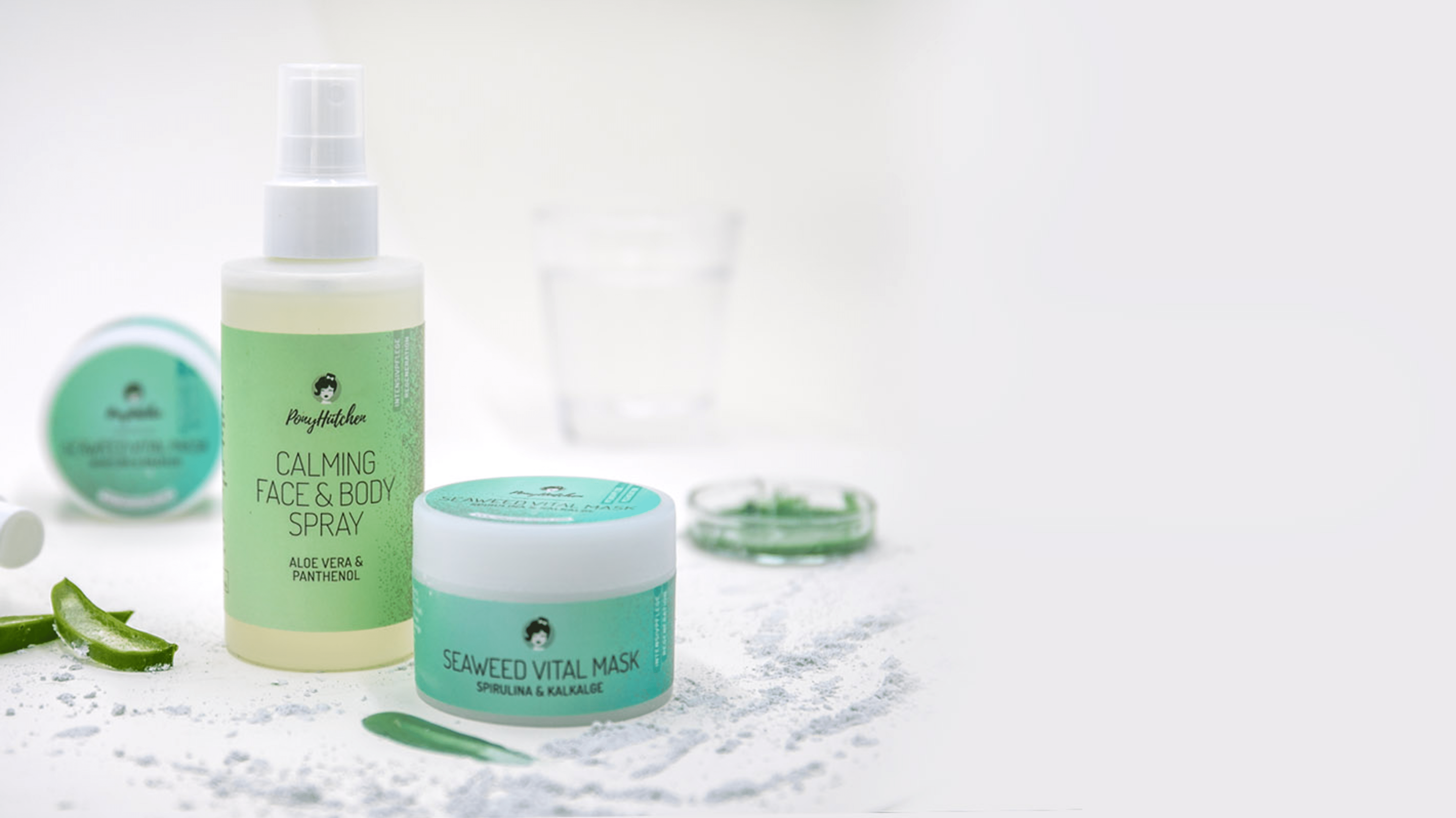 Unsere Newcomer im Baukastensystem: Intensive Gesichtspflege - PonyHütchen