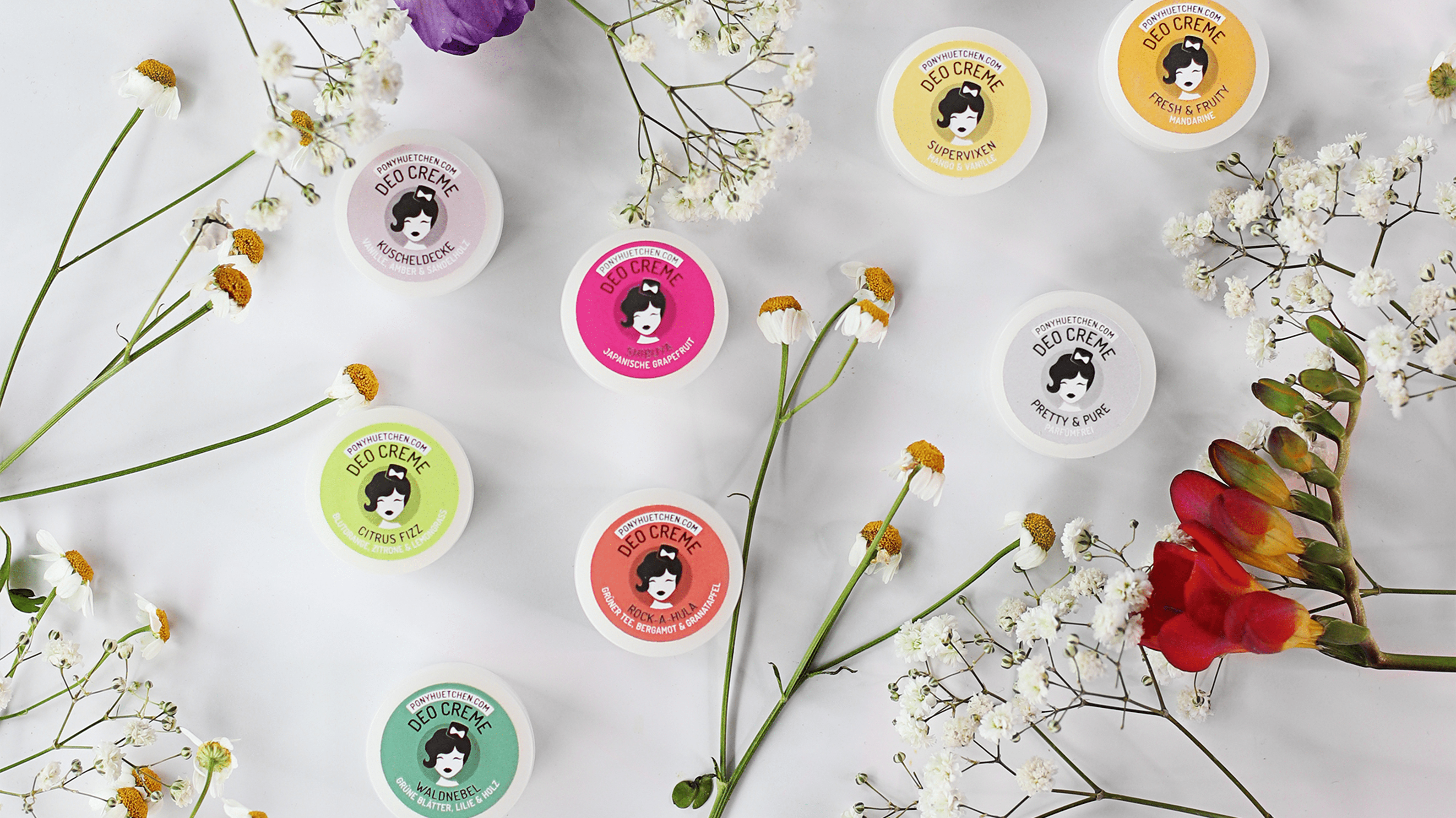 Welche Deocreme passt zu mir? Unsere aktuelles Deocremensortiment - PonyHütchen