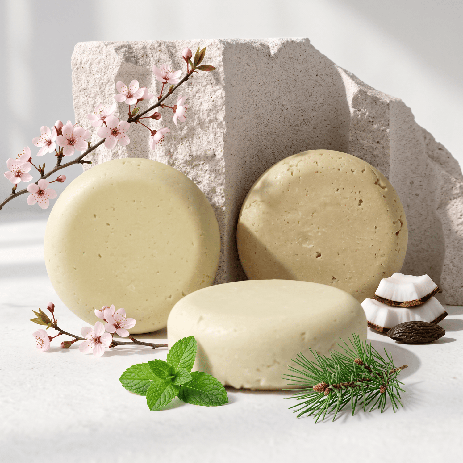 Festes Shampoo - verschiedene Sorten - Limited Edition: Kokoskuss - ponyhütchen