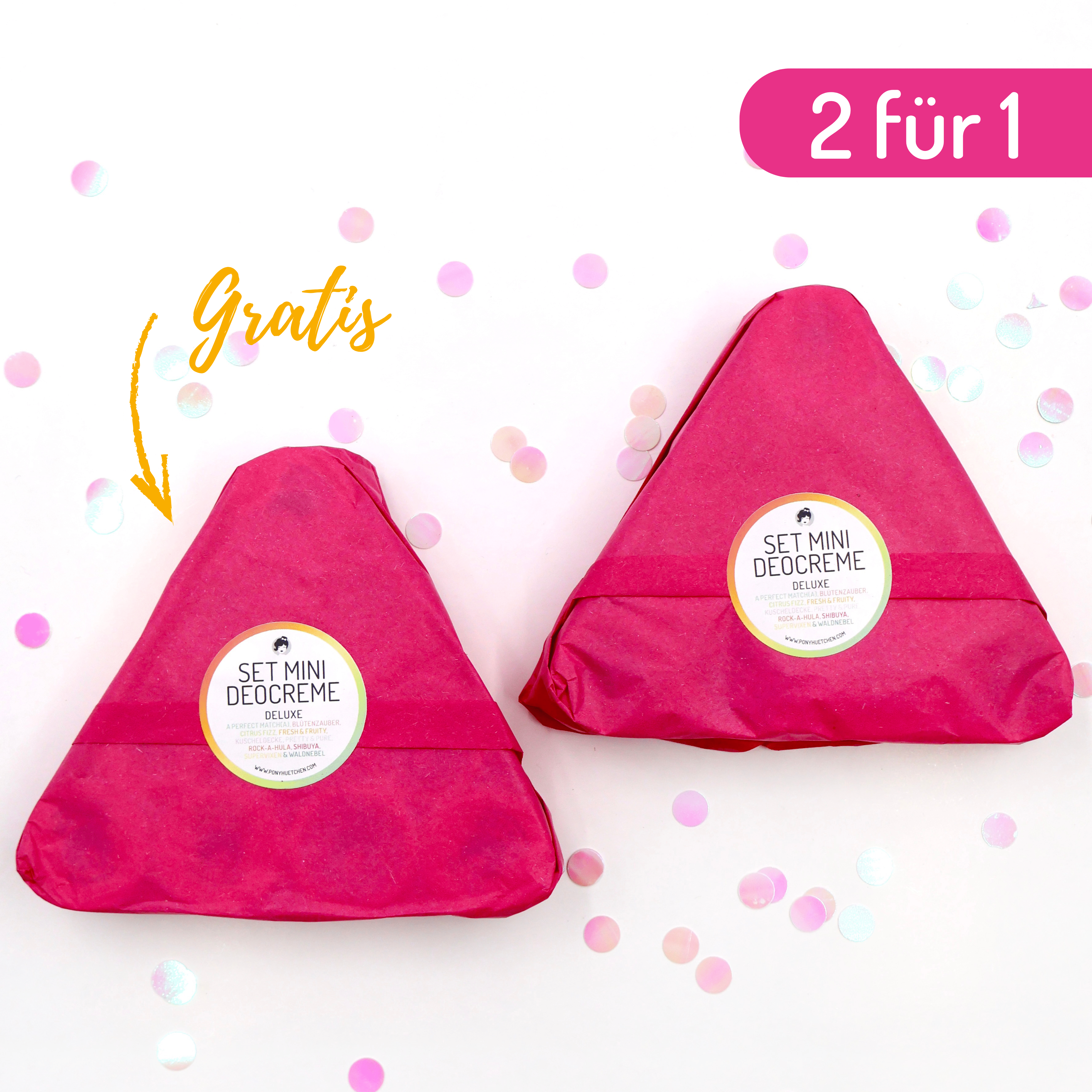 2 für 1: Deocreme Discovery Sets - ponyhütchen