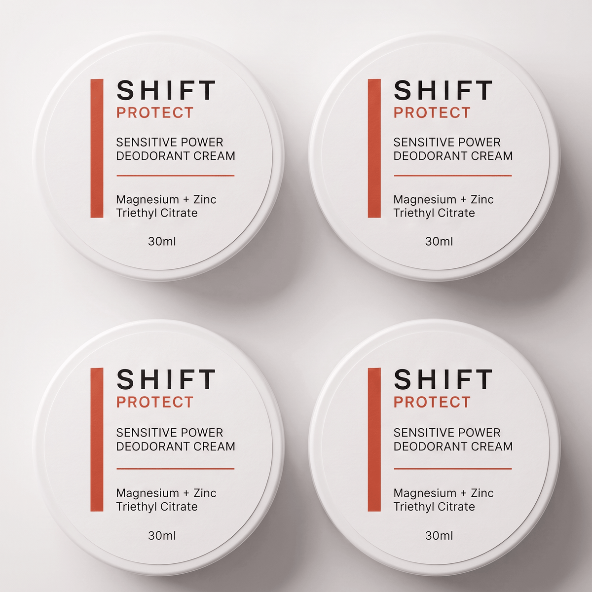 4er Set - SHIFT PROTECT POWER DEOCREME - ponyhütchen