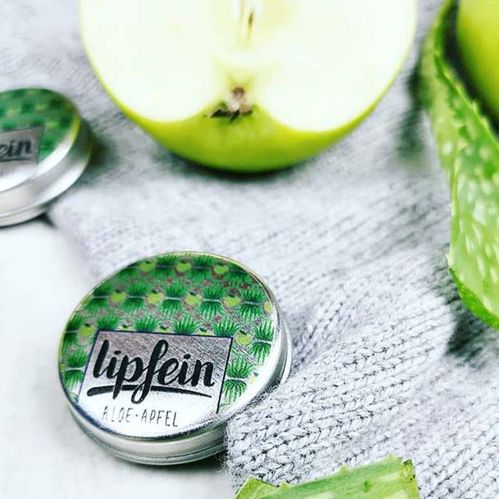 Lipfein Lippenbalsam Aloe-Apfel