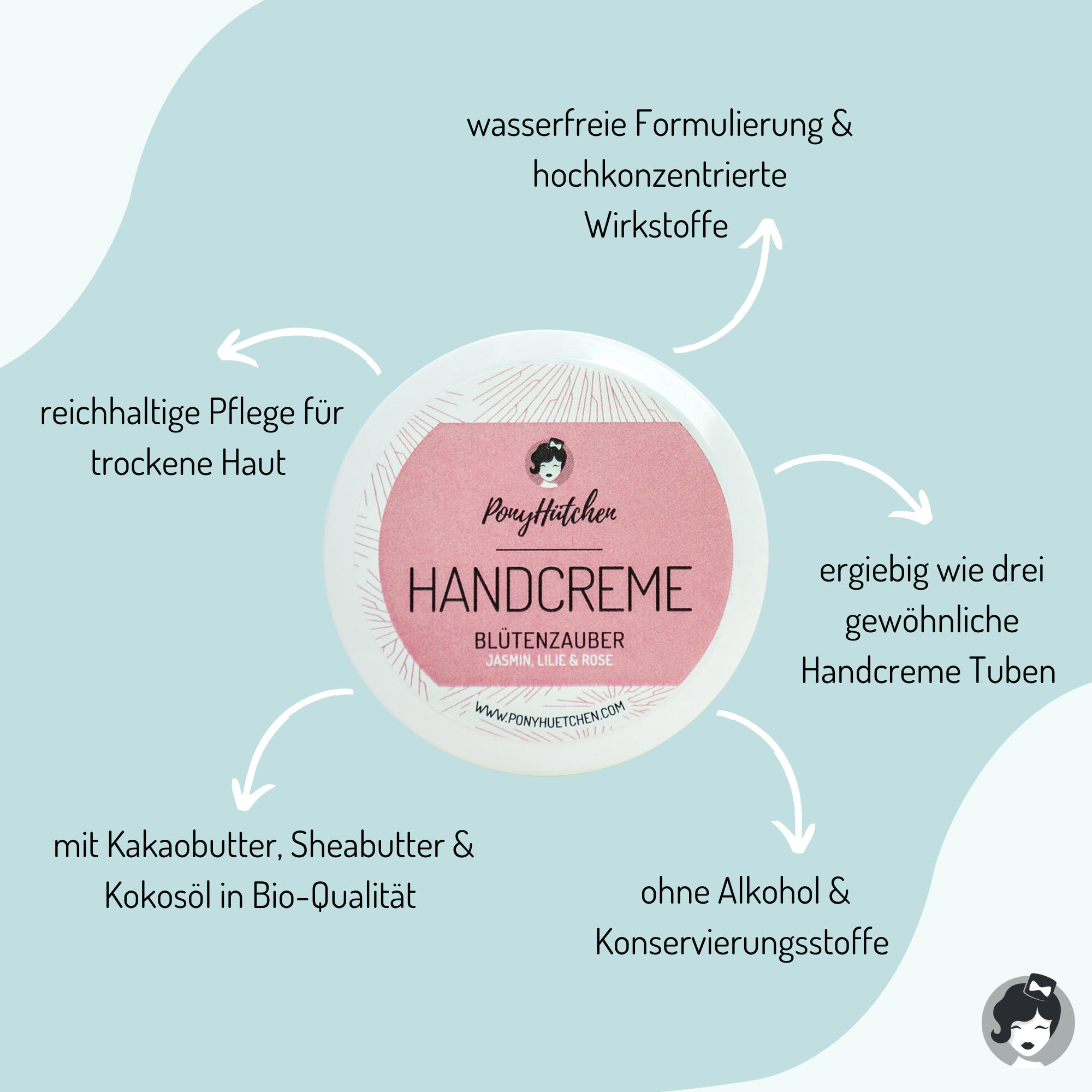 Feste Handcreme Blütenzauber