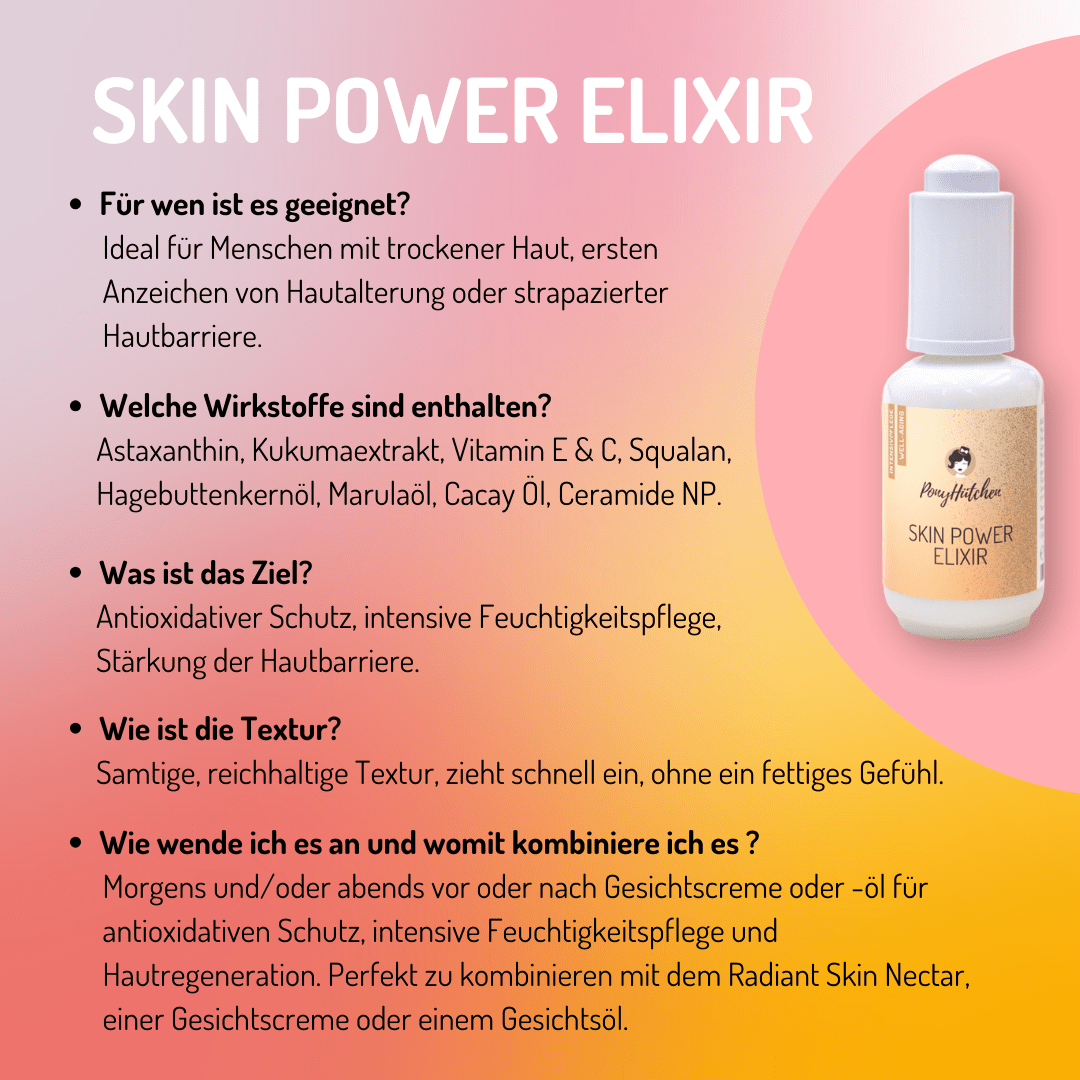 Antioxidativ - Serum "Skin Power Elixir" - ponyhütchen