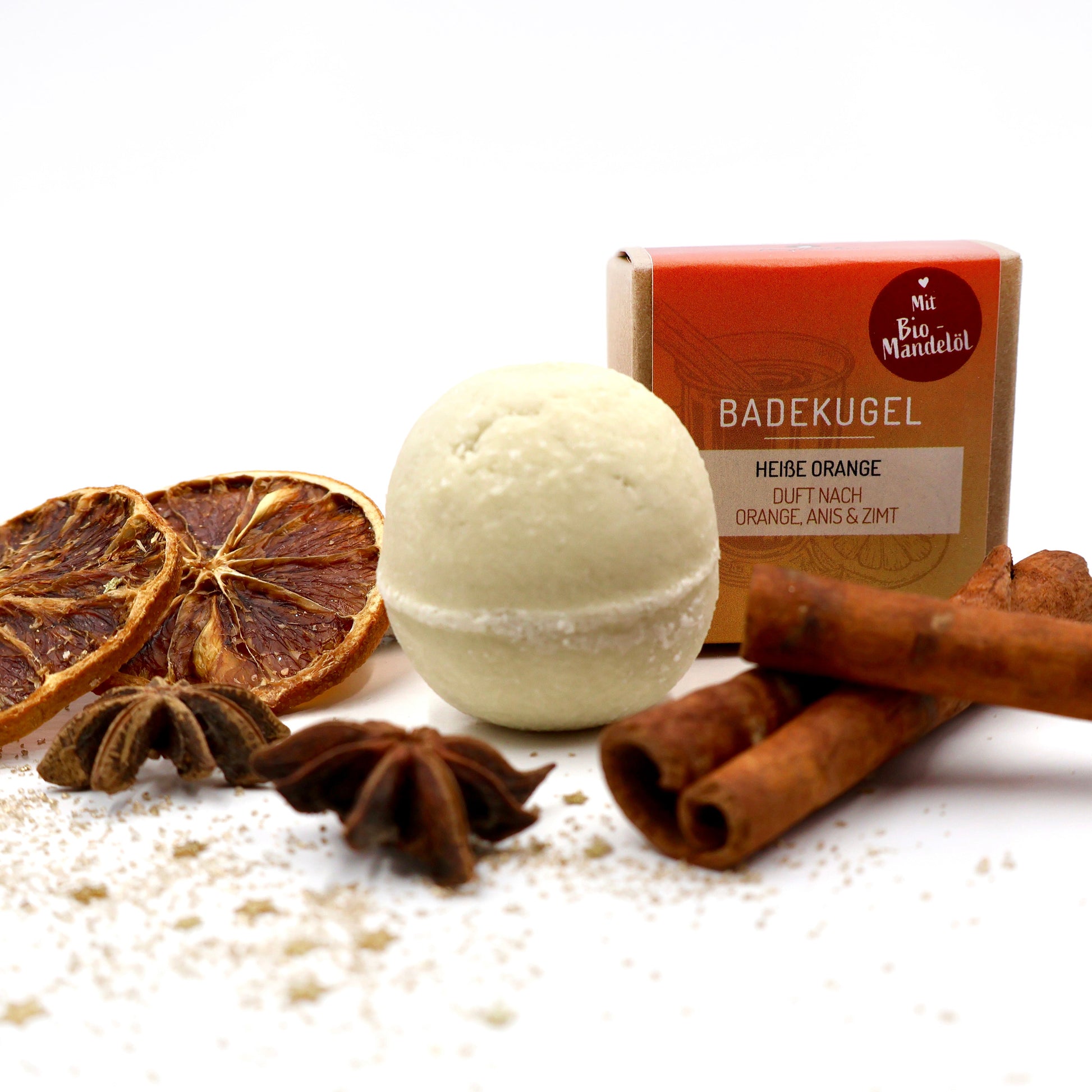 Badekugel Heiße Orange - Limited Edition - ponyhütchen