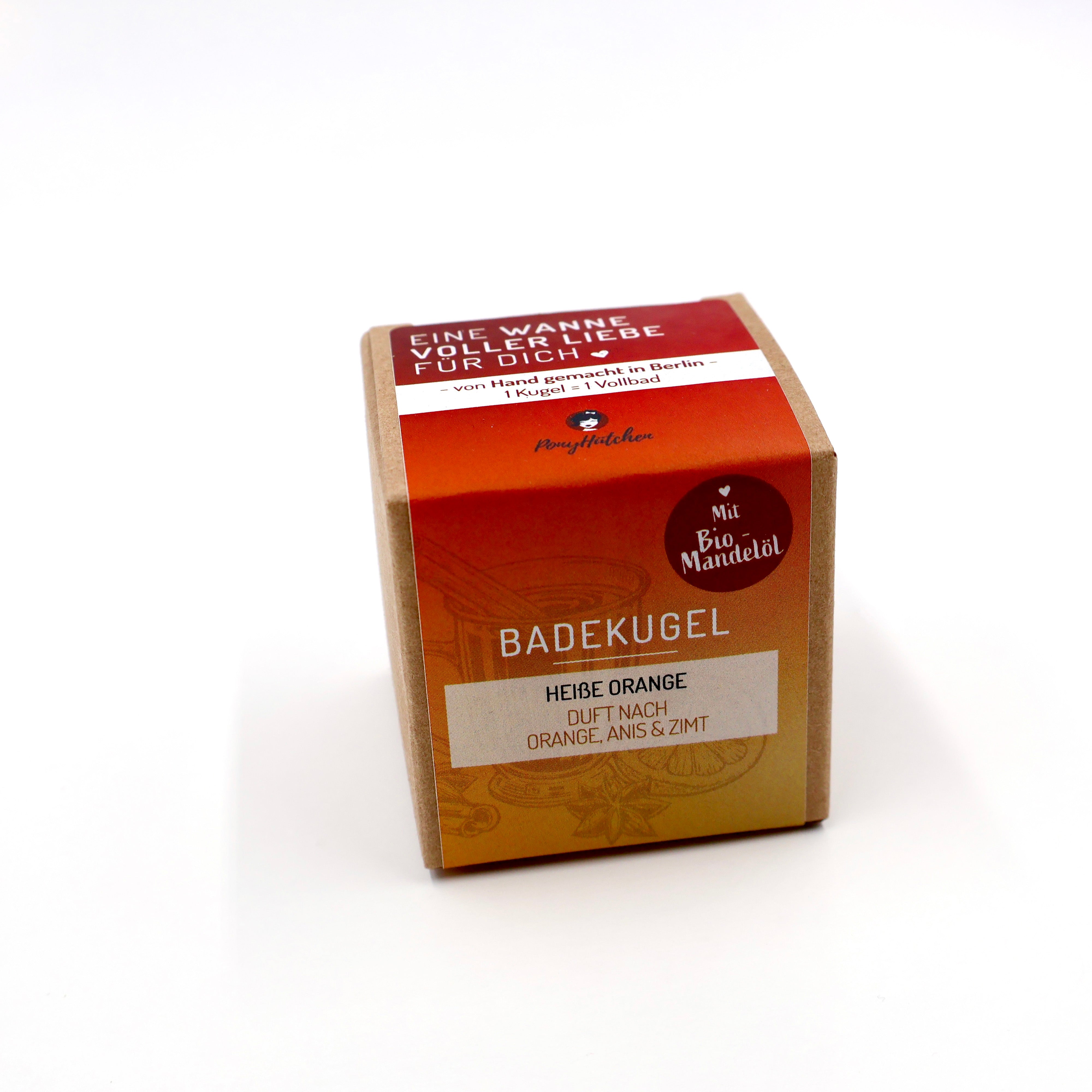 Badekugel Heiße Orange - Limited Edition - ponyhütchen