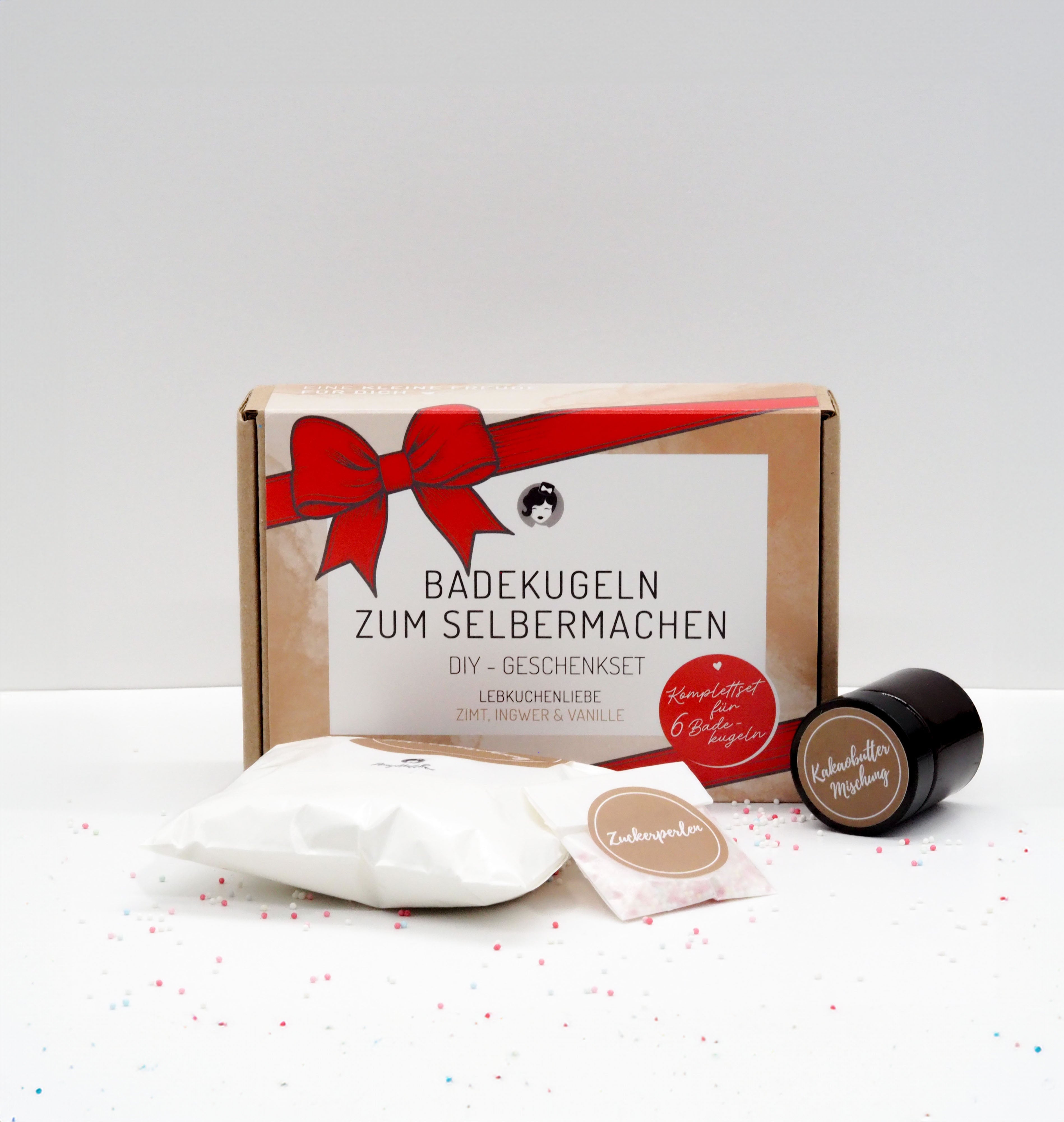 Badekugeln DIY - Set Lebkuchenliebe - SALE - ponyhütchen