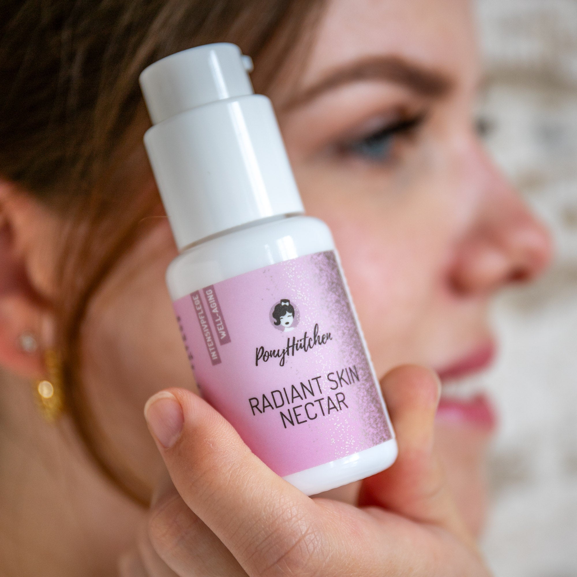 Bakuchiol Serum "Radiant Skin Nectar" mit Pipette - ponyhütchen