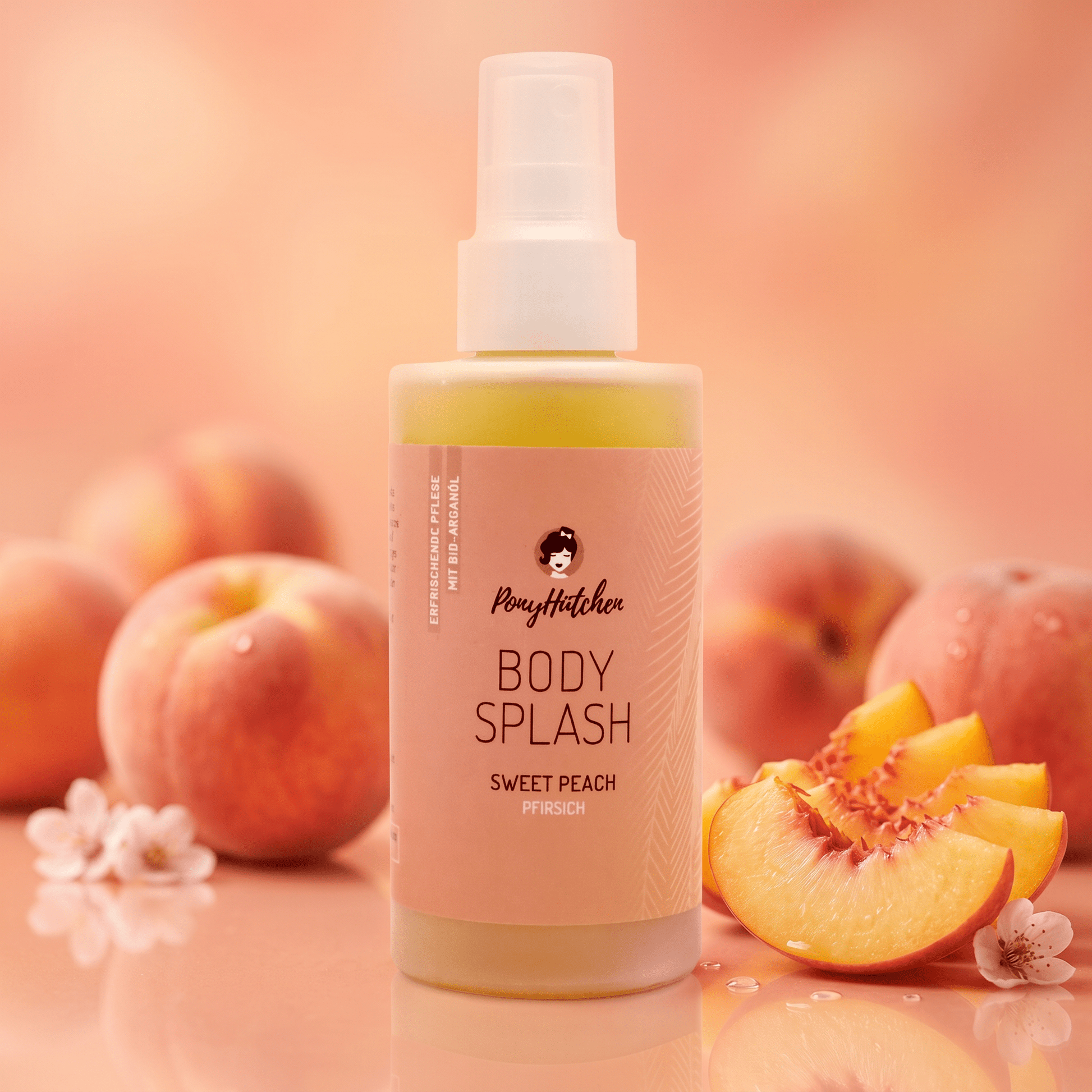 Body Splash - verschiedene Sorten - Sweet Peach - süßer Pfirsich - ponyhütchen