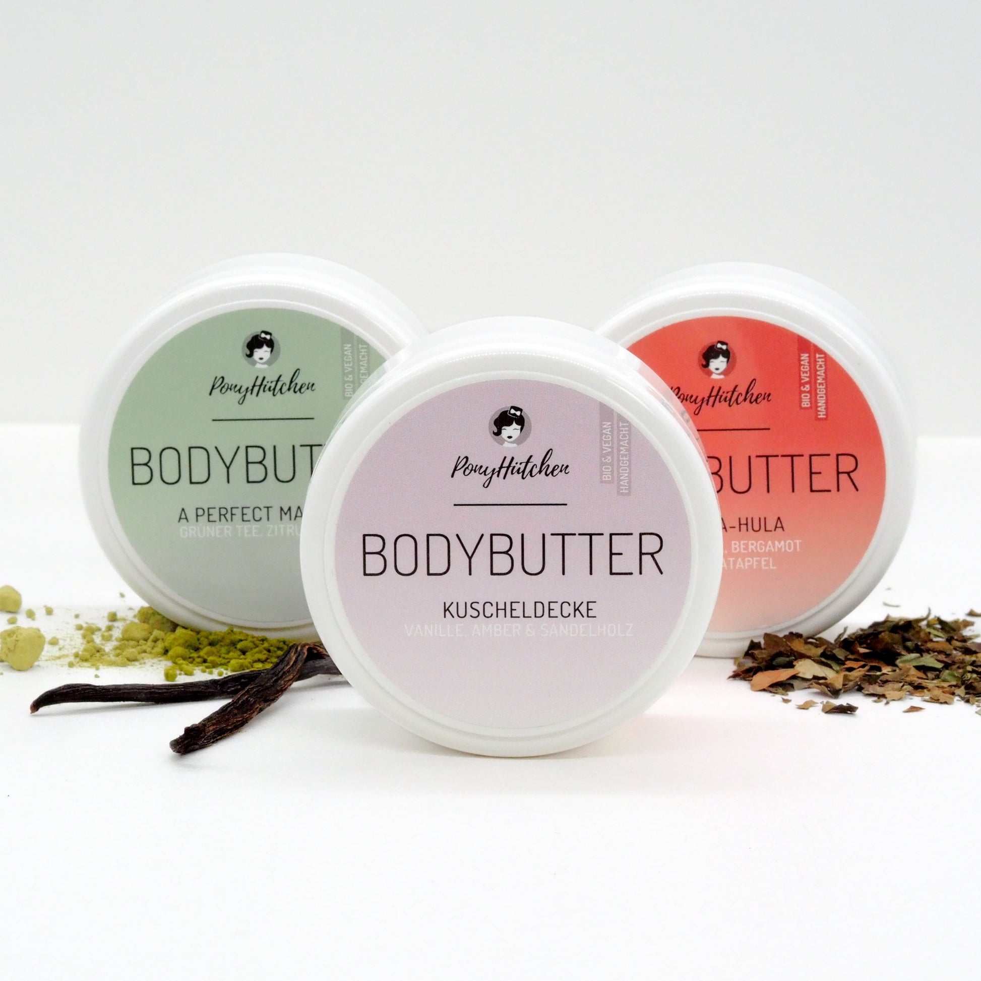 Bodybutter - verschiedene Sorten - A Perfect Match(a) - grüner Tee, Zitrus - ponyhütchen