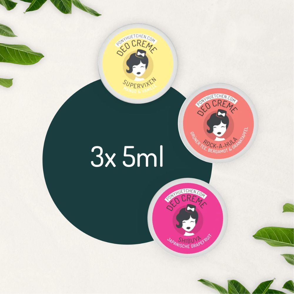 Deocreme Mini Set 3 x 5ml - Süße Früchtchen - ponyhütchen