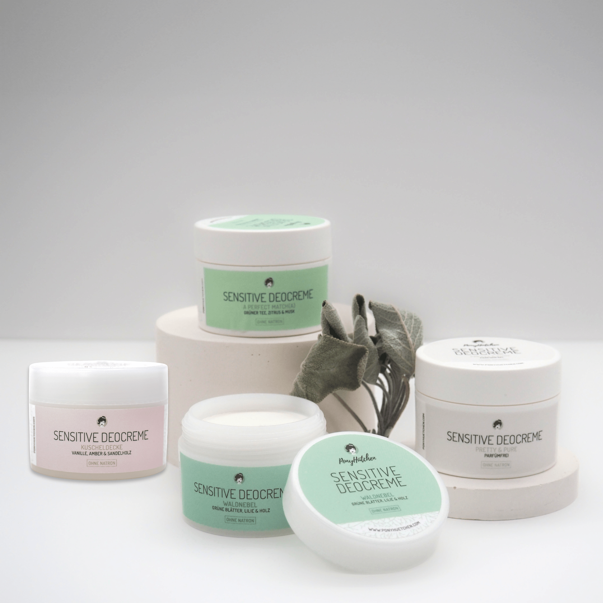 Deocreme Sensitive - verschiedene Sorten - A Perfect Match(a) - grüner Tee, Zitrus - ponyhütchen