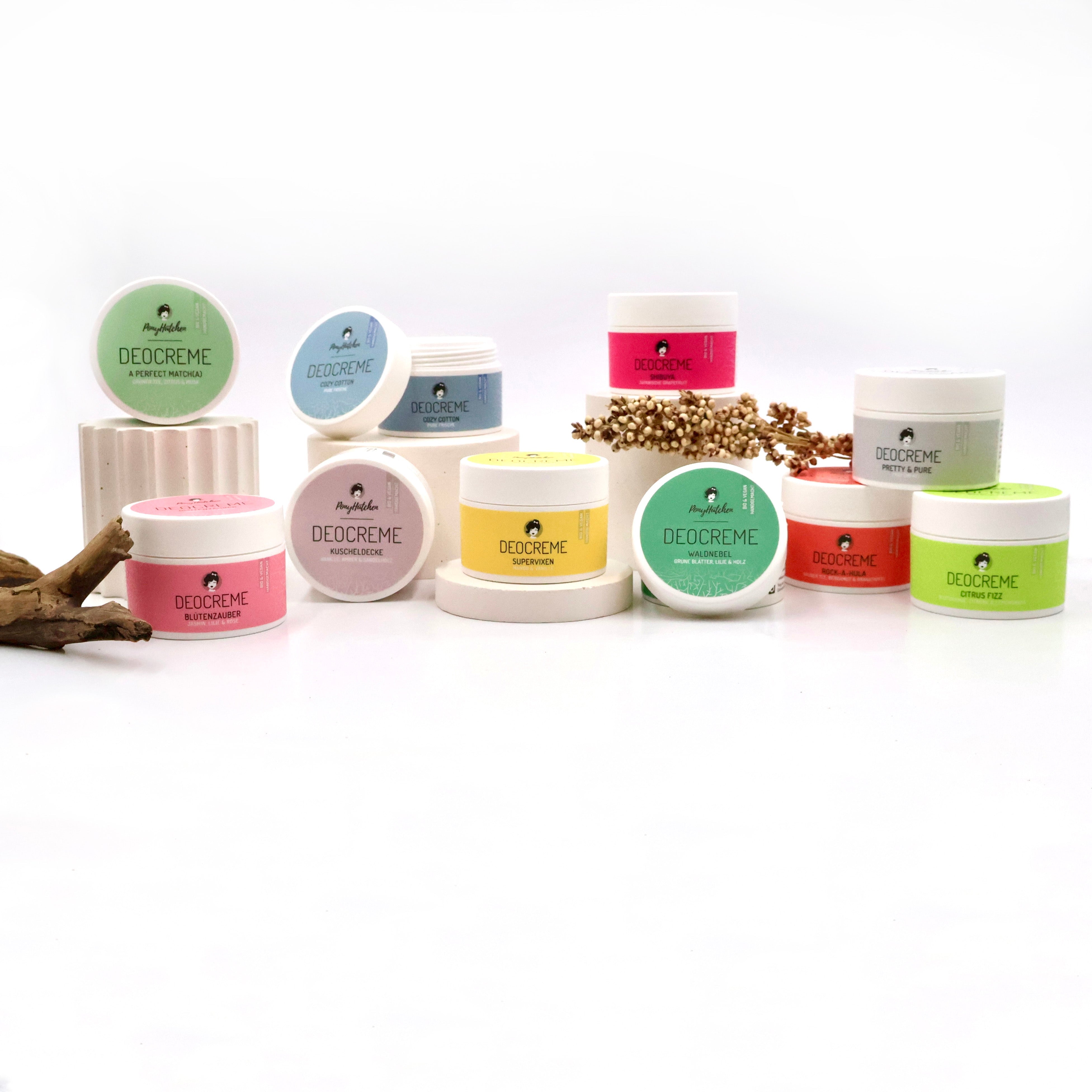 Deocreme - verschiedene Sorten - A Perfect Match(a) - grüner Tee, Zitrus - ponyhütchen