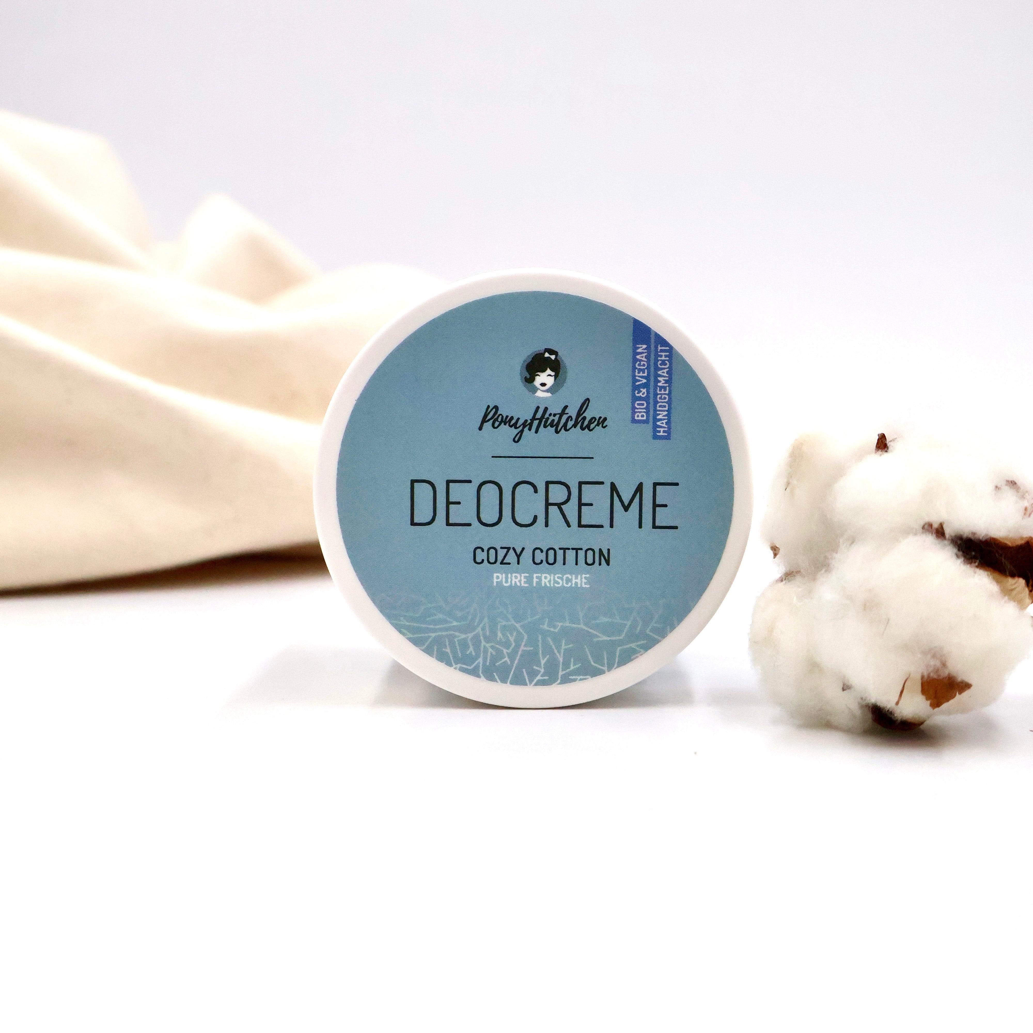 Deocreme - verschiedene Sorten - Cozy Cotton - Pure Frische - ponyhütchen
