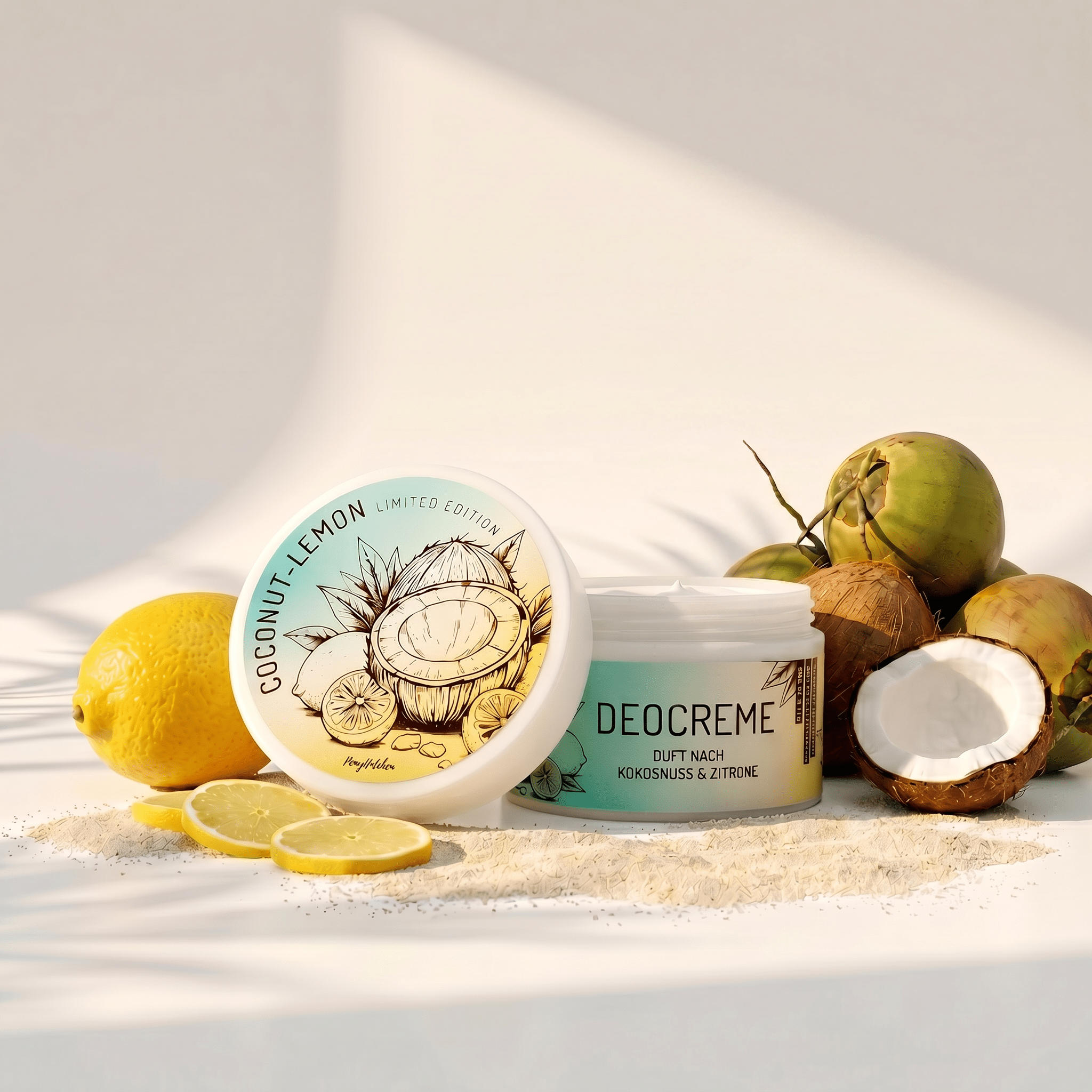 Deocreme - verschiedene Sorten - Limitiert: Coconut-Lemon - ponyhütchen