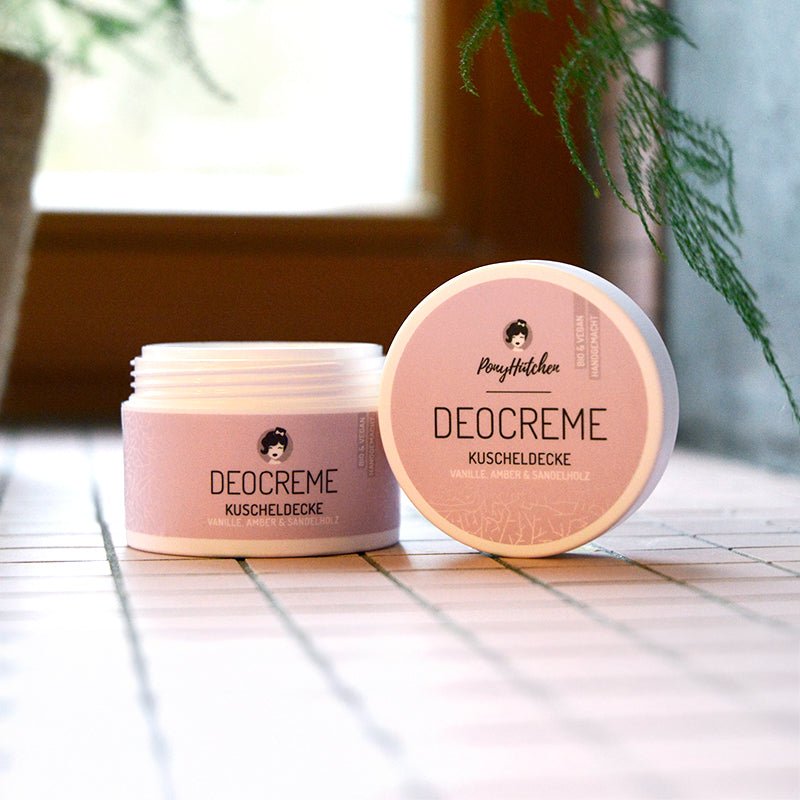 Deocreme - verschiedene Sorten - Kuscheldecke - Vanille, Amber & Sandelholz - ponyhütchen