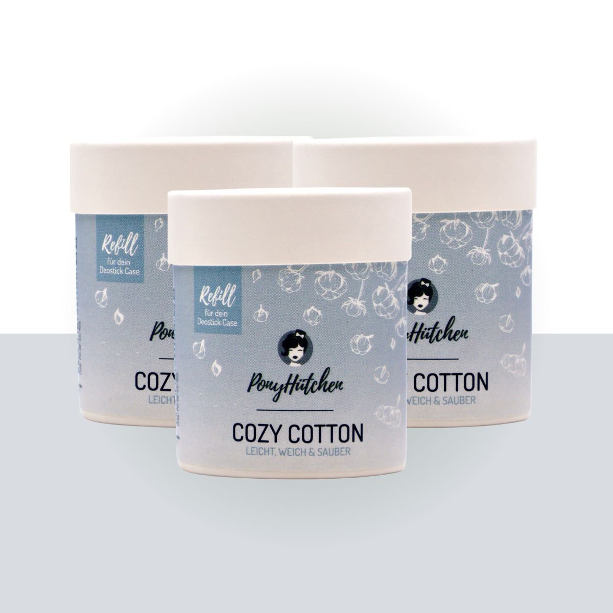 Deostick Pre - Sale - Angebot - 3x Cozy Cotton (inkl. Tasche und Case) - ponyhütchen