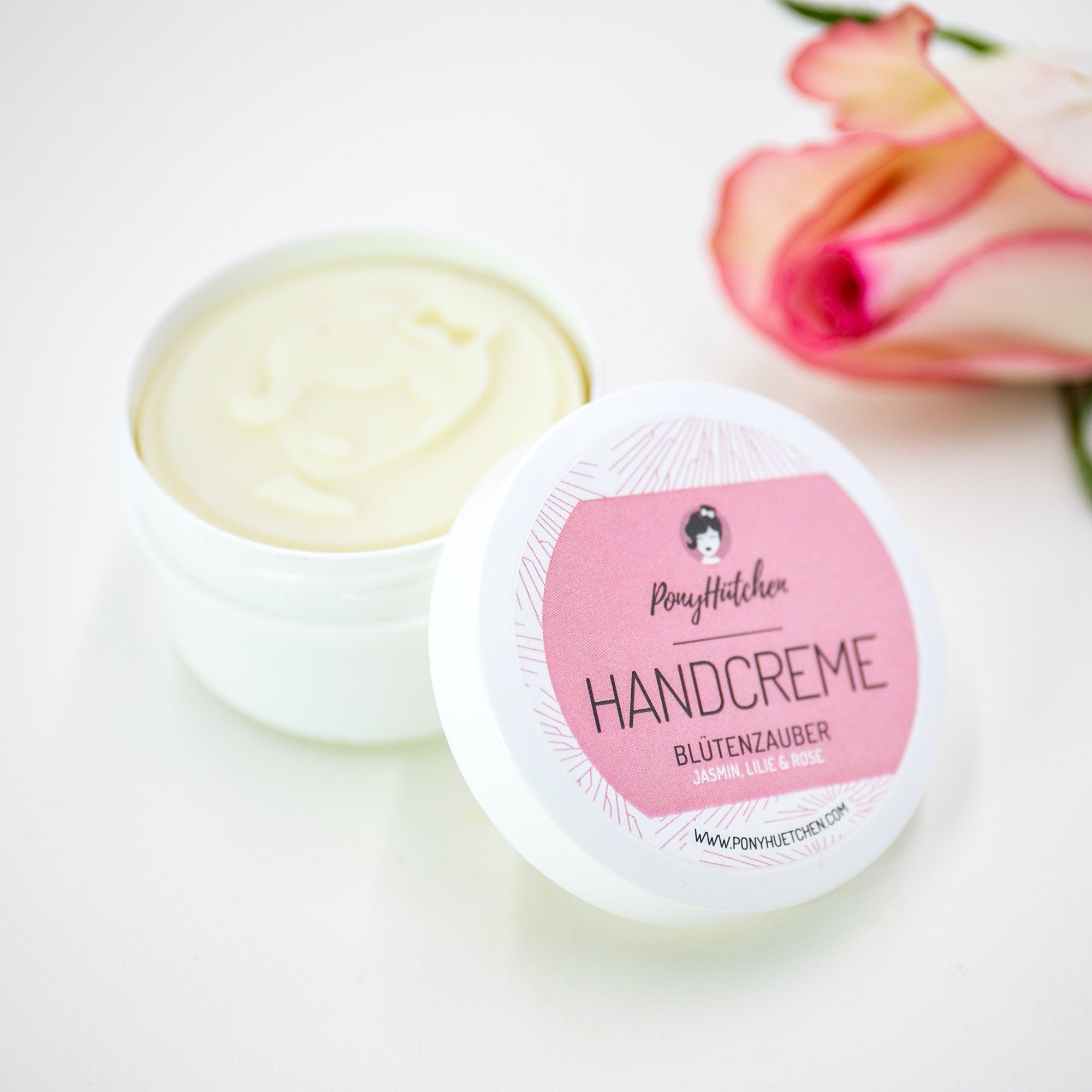 Feste Handcreme Blütenzauber - SALE - verkürztes MHD - ponyhütchen