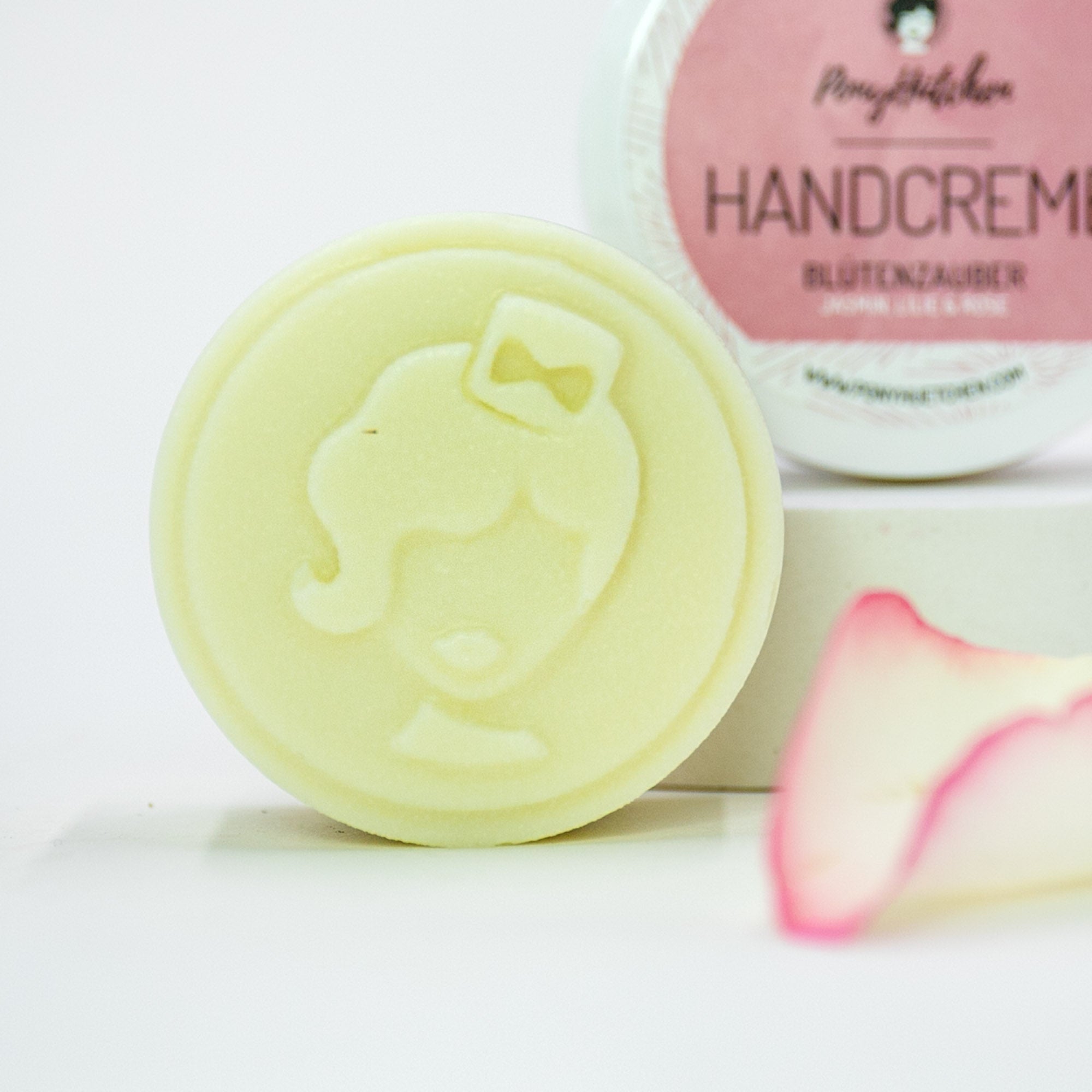 Feste Handcreme Blütenzauber - SALE - verkürztes MHD - ponyhütchen