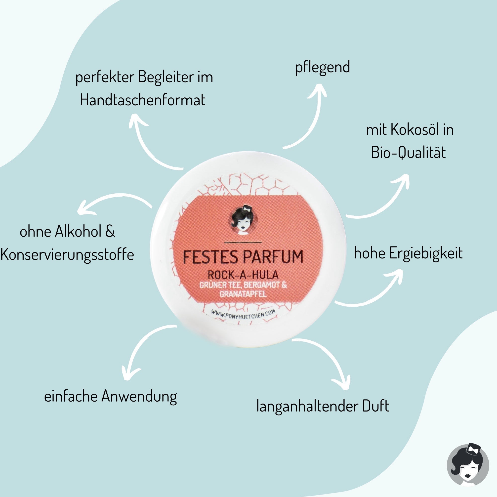 Festes Parfum Rock - A - Hula - SALE - verkürztes MHD - ponyhütchen