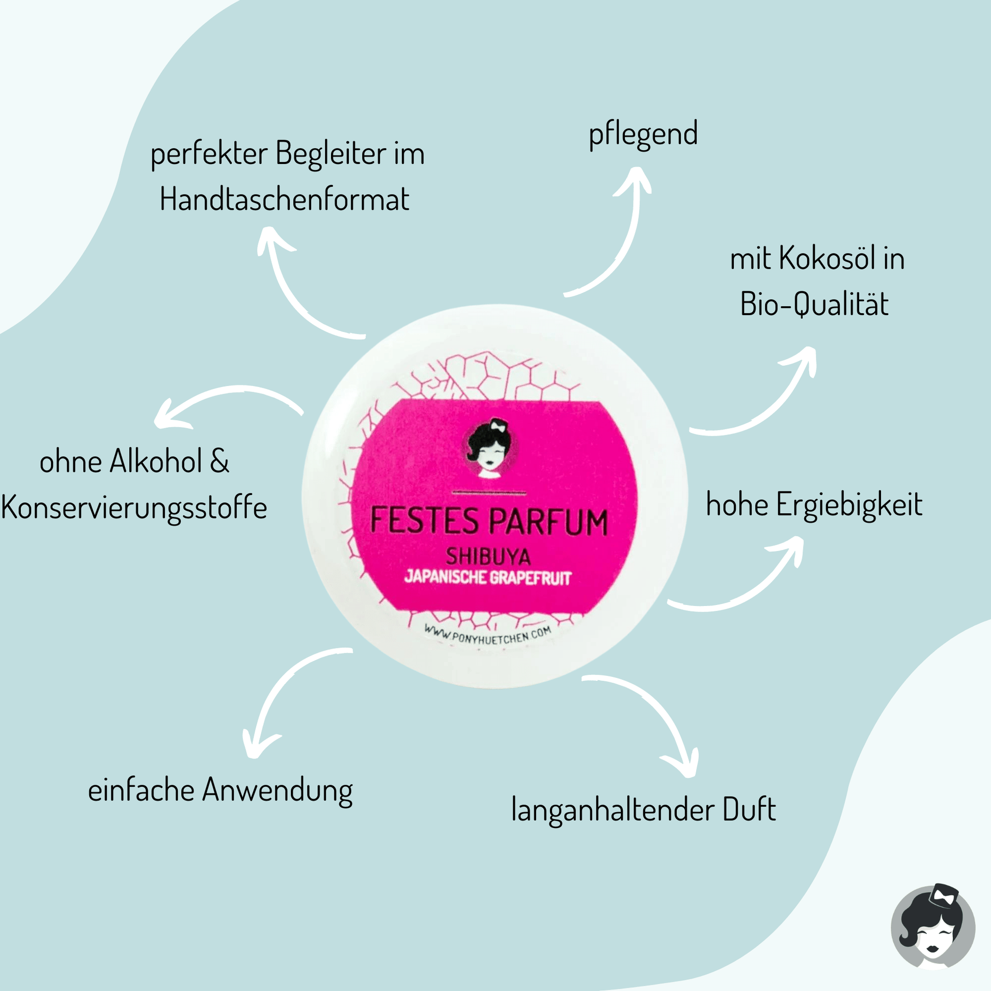 Festes Parfum Shibuya - SALE - verkürztes MHD - ponyhütchen