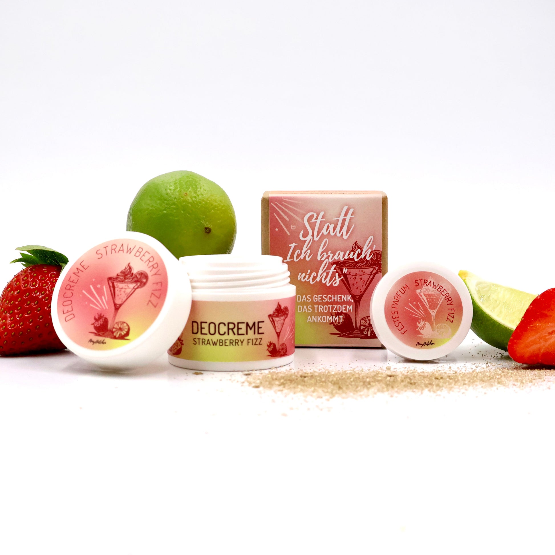 Geschenkset - "Statt 'Ich brauch nichts'" - ponyhütchen