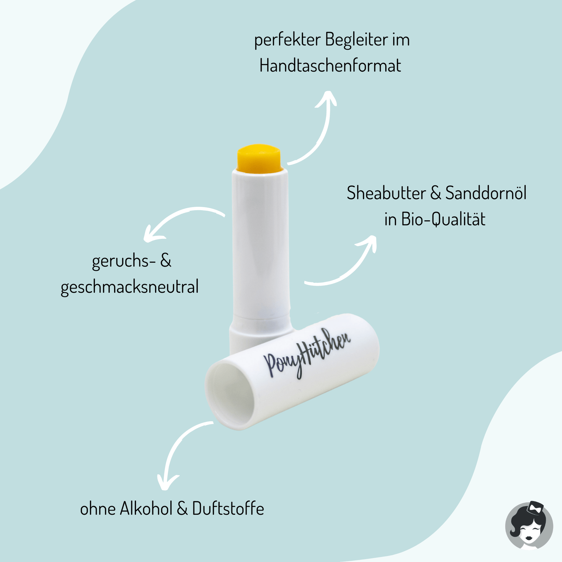 Lippenpflegestift Pretty & Pure - ponyhütchen