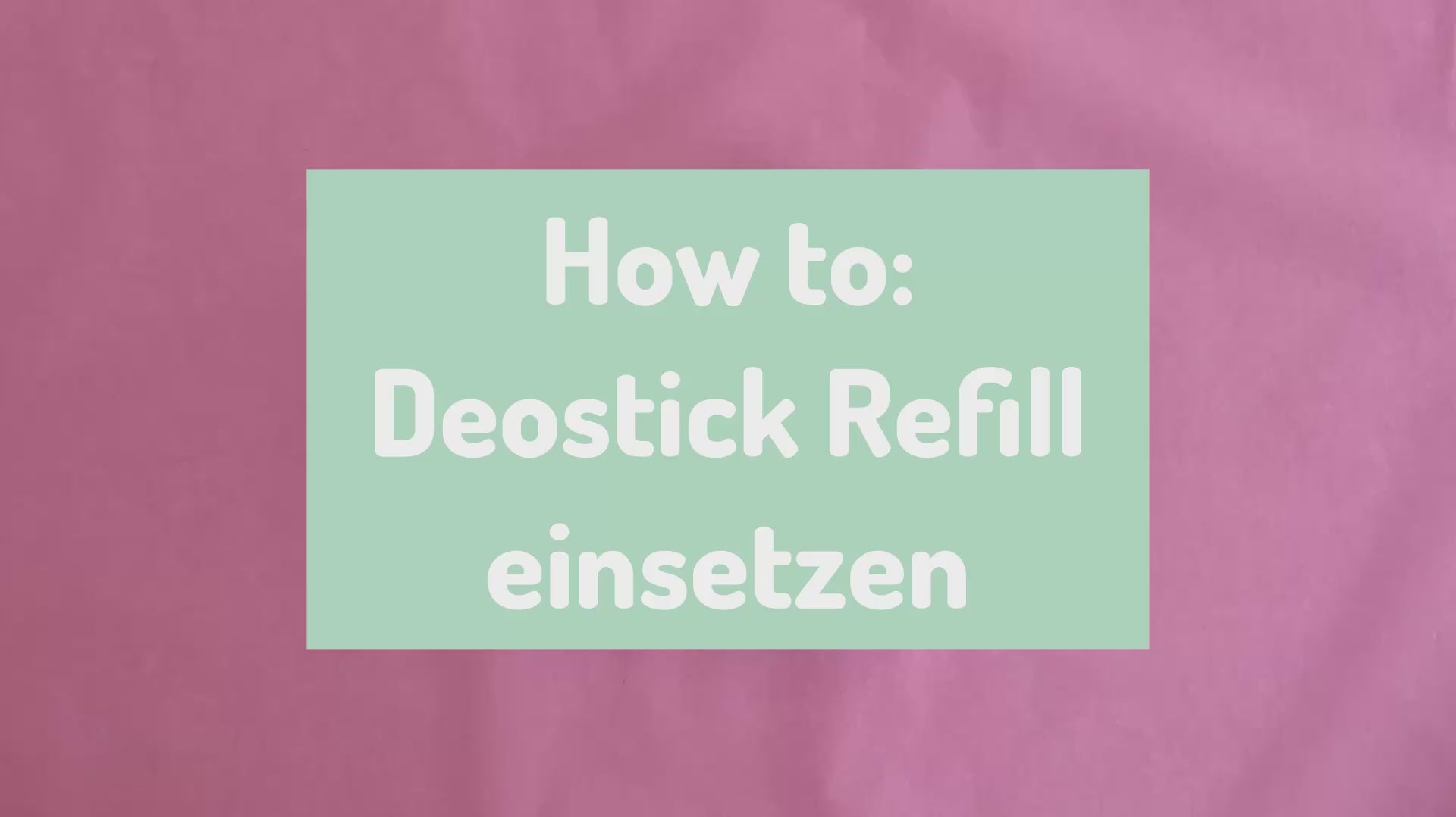 Video laden: Deostick Refill 3er-Set